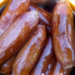A picture of Fried smokies.