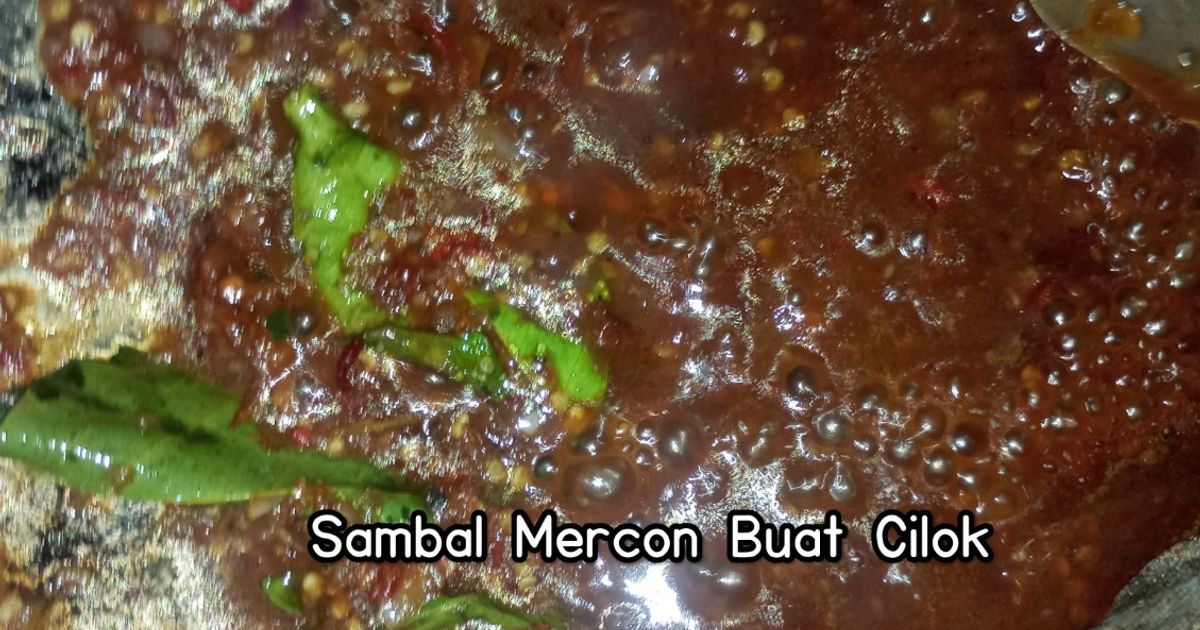 Sambal Mercon buat Cilok