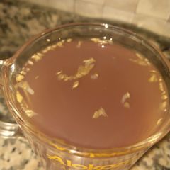 A picture of Ginger water.
