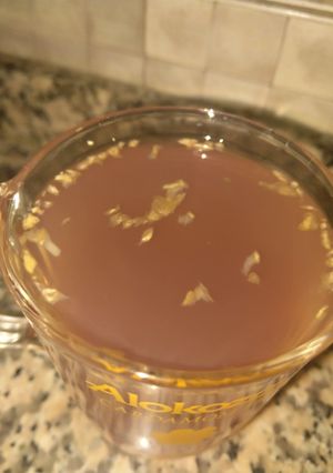 A picture of Ginger water.
