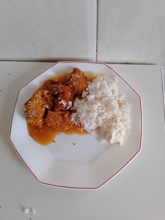 Una foto de Pollo a la Naranja
