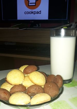 Una foto de Galletitas de leche y chocolate