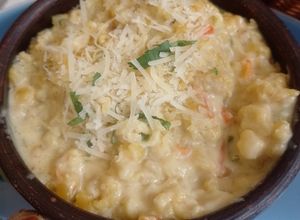 Una foto de Guiso de Mote y Verduras