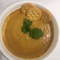 A picture of Coriander carrot soup #soupcontest.