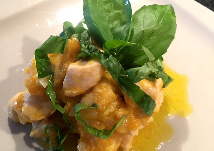 Easiest Way to Make Any-night-of-the-week Pollo esotico con mango e basilico