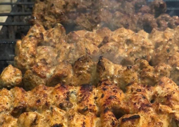 Chicken tikka (street food)