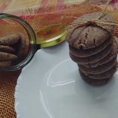 A picture of #BCR#Ragi and almond cookie.