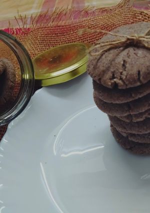 A picture of #BCR#Ragi and almond cookie.