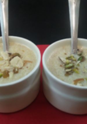 A picture of Semolina kheer.