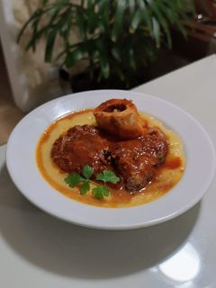 Foto de Polenta Cremosa com Ossobuco