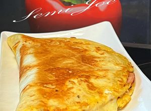 Zdjęcie przepisu TORTILLA Z OMLETEM.
