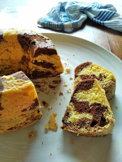 Foto resep Bolu Jadul/Marmer Cake Ekonomis 2 telur