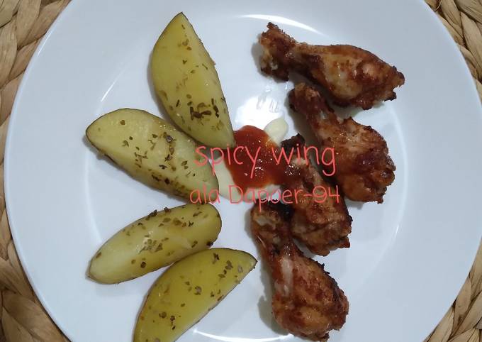 Spicy wing #Sayap Ayam pedas
