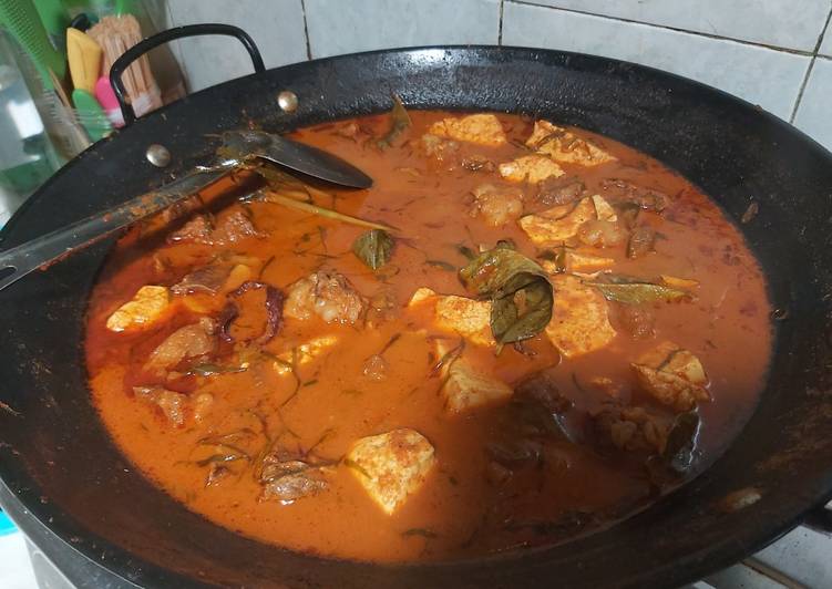 Gulai Bagar daging piaman