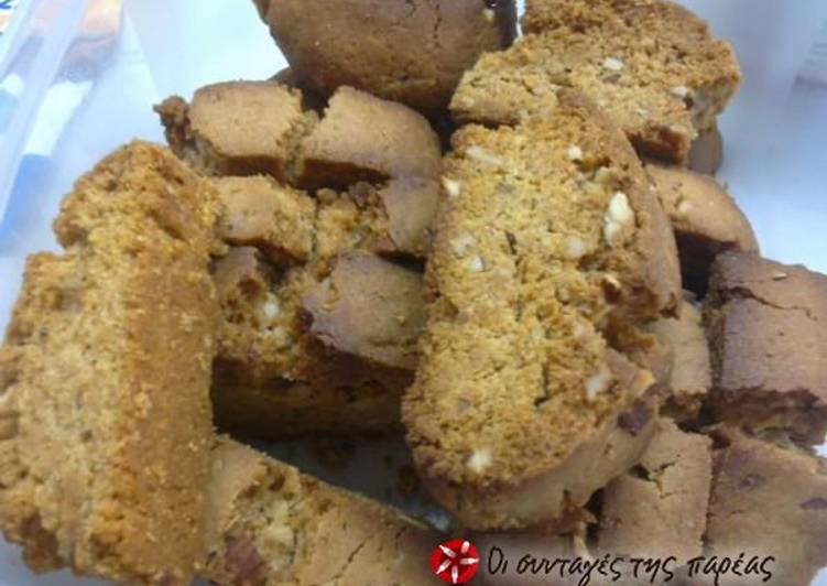 Simple Way to Make Super Quick Homemade Flavorsome Cretan biscotti with almonds