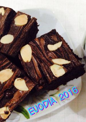 Foto resep Triple Strike Choco Coffee Brownies