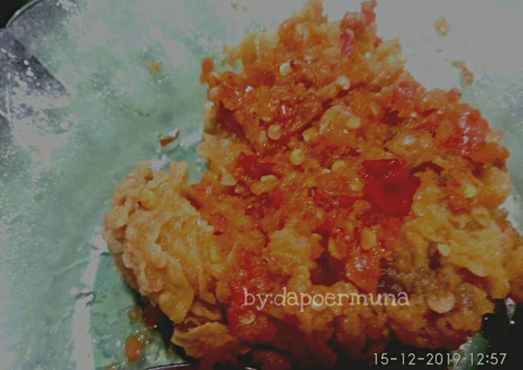 Ayam geprek simpel