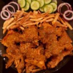 A picture of Hyderabadi nawabi chargha.