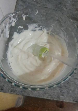 Una foto de Salsa blanca