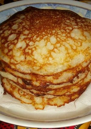A picture of Yummy nyamnyam Rice pancakes.