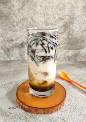 Foto resep Es Cincau Jelly Serut Gula Merah