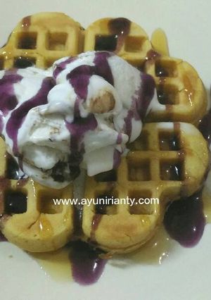Foto resep Waffle sederhana dan nikmat