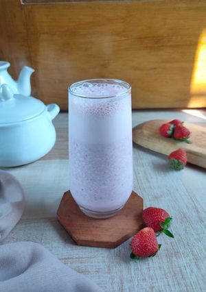 Foto resep Smoothies Strawberry