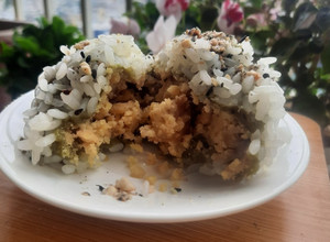 Hình của món Bánh khúc lá nếp.