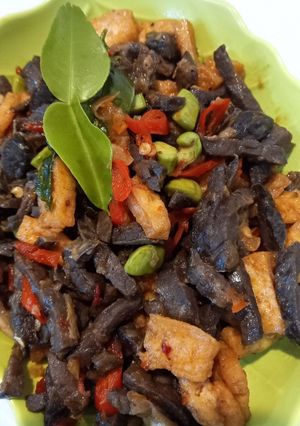Foto resep Sambal Goreng Paru Pete Tahu