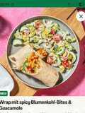 Wrap mit spicy Blumenkohl-Bites & Guacamole