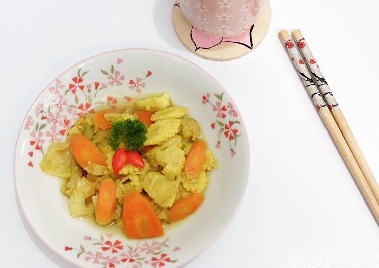 Resep Capcay Kuah Kari oleh acchiasri_foodslab - Cookpad