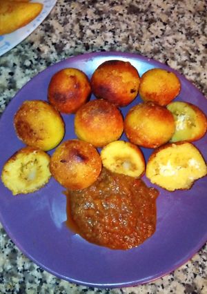 Una foto de Bolitas para pasapalos