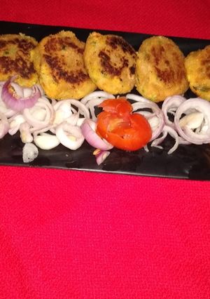 A picture of Mix vegetable corn tikki.