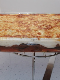Una foto de Pastel de berenjenas