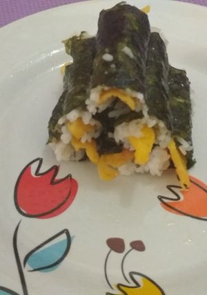 Foto resep Nasi gulung nori sederhana