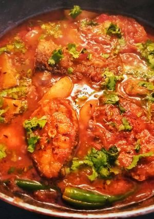 আড় মাছ আলুর ঝোল (Aar Mach Aloor Jhol Bengali Recipe) রেসিপির প্রধান ছবি