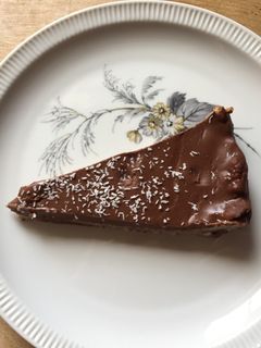 Foto de Tarte de chocolate e banana