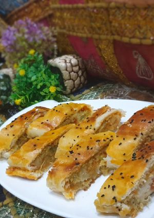 عکسی از دستور رولت خوشمزه سیب زمینی و مرغ