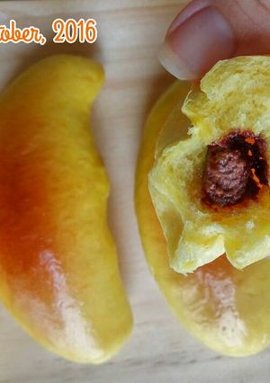 Foto resep Pumpkin Bread Tang Zhong /Roti Labu Tang Zhong