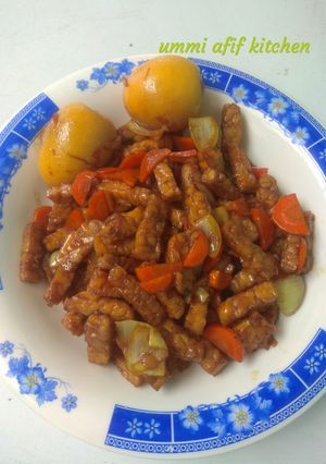 Foto resep Oreg kumplit (tempe,telur,wortel)