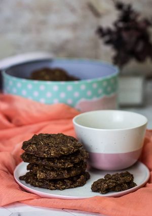 Una foto de Galletas de avena y choco