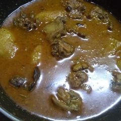 A picture of Chicken curry.
