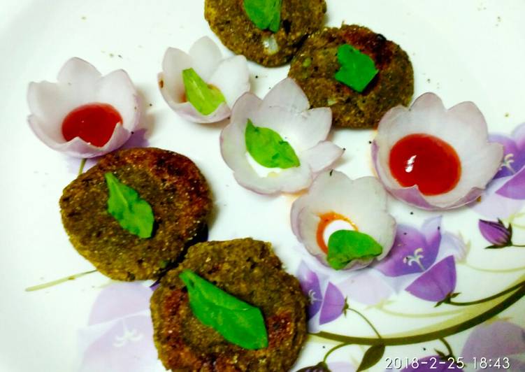 Recipe of Perfect Scouts palak cutlet