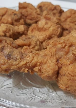 A picture of Kfc crispy fried chicken🔥😁.