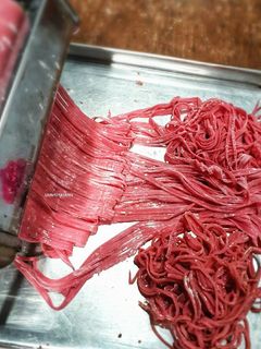 Foto resep Mie Homemade/ Mie Buah Naga