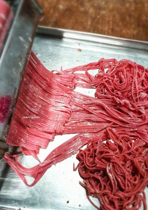 Foto resep Mie Homemade/ Mie Buah Naga