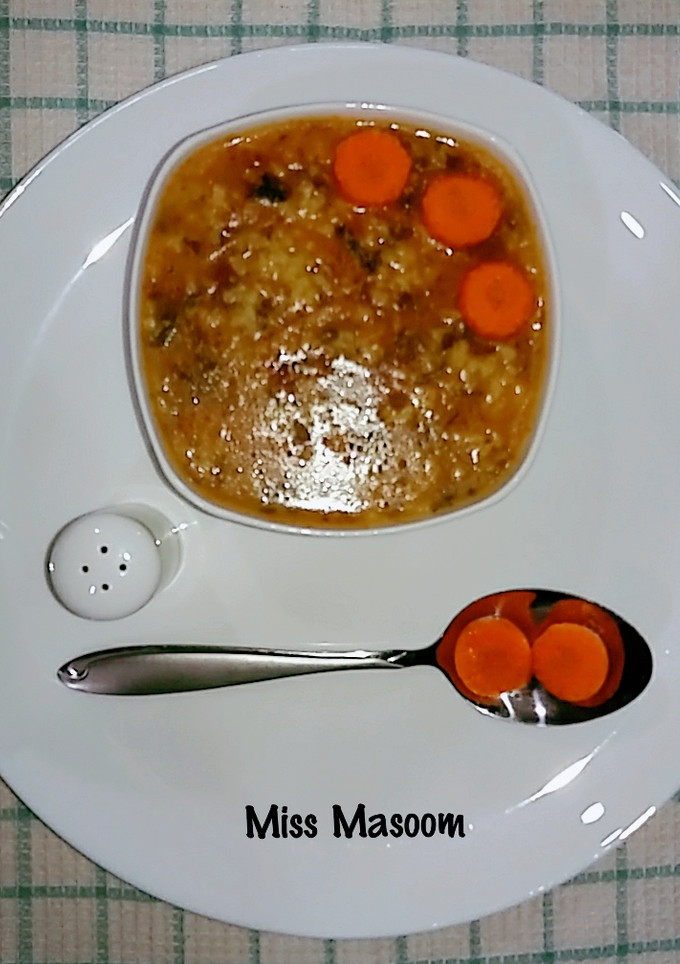 عکسی از دستور سوپ سبزیجات ساده