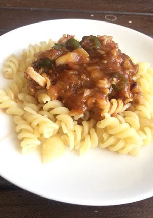 Foto resep Spageti seafood kilat