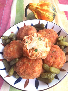 Fasírt karfiollal a közepén🍃 recept fotója