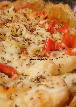 Una foto de Pizza de plátano dulce o salada?